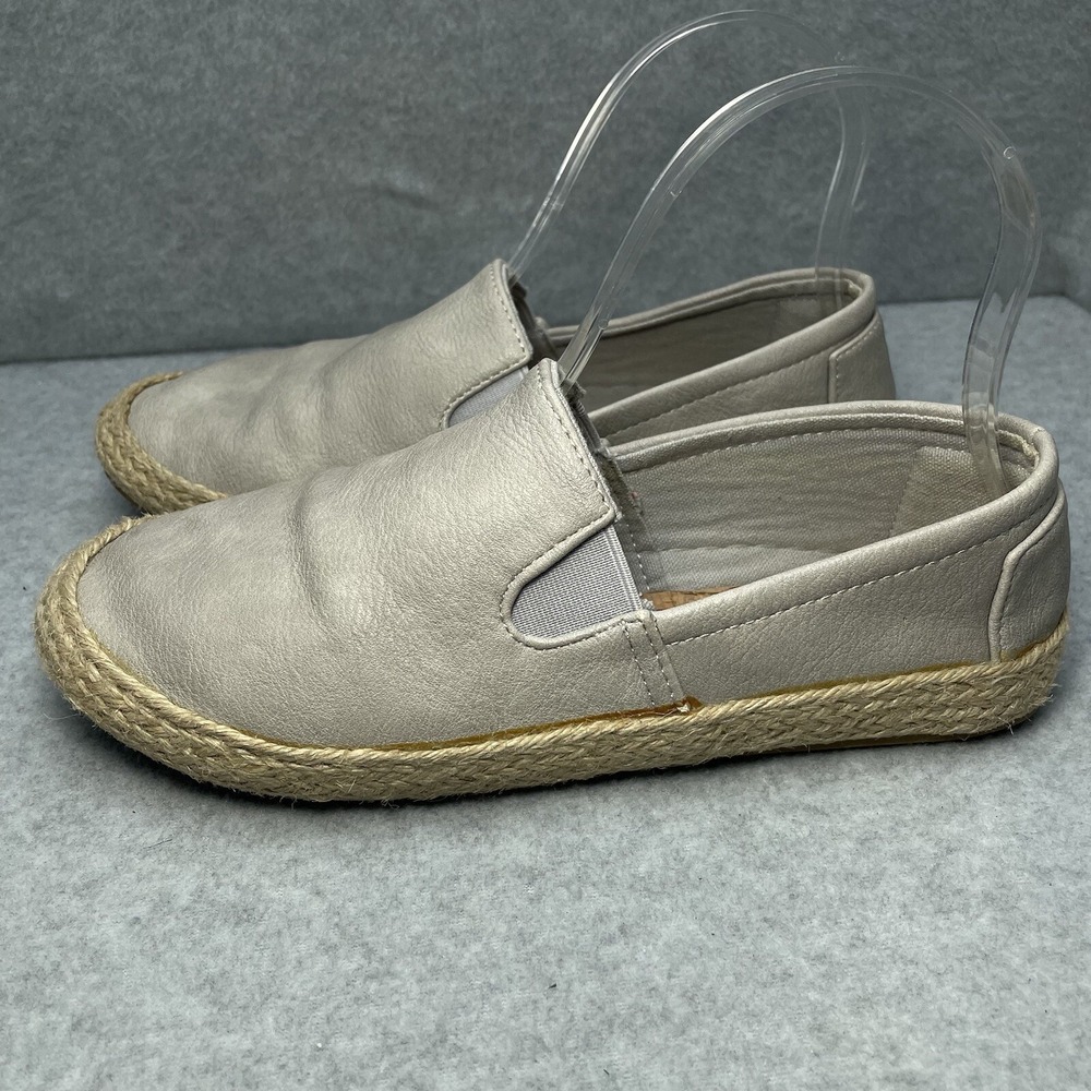 Seven7 Cape Verde Women's Size 7 Gray Espadrille Loafers Casual slip on shoes